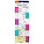 Prendedor de Papel Binder 25MM Pastel PETS com 6 - Imagem 1