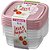 Pote Plástico CONJ L5P4 Pote Fácil 530ML(S) - Imagem 1