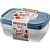 Pote Plástico Conjunto L4P3 Potes Fácil 1,8L - Imagem 1
