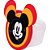 Conjunto de Potes Plásticos Conect RED Mickey - 3 Unidades - Imagem 3