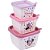 Pote Plástico CONJ 3 Potes Conect QD Minnie - Imagem 1
