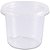 Pote Descartável 350ML Redondo com Tampa - Pacote com 24 - Imagem 1