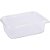 Pote Descartável 1000ML Retangular com Tampa Pacote com 24 - Imagem 1
