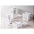 Pote Acrílico Hermético SLIM 1780ML Branco - Imagem 3