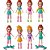 Polly Pocket Conjunto de Moda Médio - Imagem 4