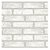 Papel de Parede Plástico Adesivo 45CMX10M Fantasia Tijolo Branco 0,80 - Imagem 2