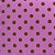 Placa em EVA Estampado 60X40CM Poá ROSA/MARROM 2MM - Pacote com 05 - Imagem 1