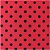 Placa em EVA Estampado 60X40CM Poá PRETO/VERMELHO 2MM Pacote com 5 Folhas - Imagem 2