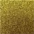 Placa em EVA com Glíter 48X40CM Ouro 2MM Pacote com 10 - Imagem 1