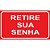 Placa de Sinalização Retire Sua Senha 17X10CM PCT com 03 - Imagem 2