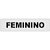 Placa de Sinalização Feminino 24X6CM Pacote com 3 - Imagem 2