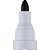Pincel para Quadro Branco Preto BRW Caixa com 12 - Imagem 3