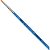 Pincel Artesanal Redondo 432 N3/0 Azul - Pacote com 6 - Imagem 1