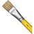 Pincel Artesanal Chato 815 N24 Amarelo com 03 Unidades - Imagem 2