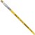 Pincel Artesanal Chato 815 N°02 Cerdas Naturais Cabo Longo Amarelo - Imagem 1