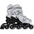 Patins Roller Infantil Cinza Tamanho M (34-37) - Imagem 1