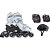 Patins KIT Roller Cinza Tamanho M (34-37) - Imagem 1