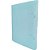 Pasta Plástica ABA Encaixe PP Azul Pastel Caixa com 10 - Imagem 2