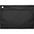 Pasta Malote NYLON 30X22CM Preto Horizontal Pacote com 03 - Imagem 1