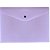 Pasta Malote A4 Serena Lilás Pastel com Botão PCT com 10 - Imagem 1