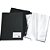 Pasta Catálogo Ofício com 100 Envelopes Finos Preta - PVC - Imagem 2