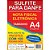 Papel Sulfite A4 Danfe com Serrilha 25PCT X 100FL - Caixa com 2500 Folhas - Imagem 1