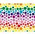 Papel Presente Bobina Couchê 60CM MOD. 308 Bolas - 100M - Imagem 1