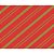 Papel Presente Bobina Couchê 60CM MOD161 Listrado VERMELHO/OURO - 100 Metros - Imagem 2