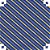 Papel Presente Bobina Couchê 60CM Listrado AZUL/OURO - BO 100 Metros - Imagem 1
