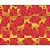 Papel Presente Bobina Couché 40CM - Corações VERMELHO/OURO - 100 Metros - Imagem 2