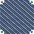 Papel Presente Bobina Couchê 40CM MOD. 160 Listrado AZUL/OURO - 100M - Imagem 1