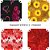 Papel Presente 50X60CM Couchê Linha Diamante Feminino II 4MD Pacote com 40 - Imagem 1