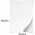 Papel Cartolina Branca Escolar 50X66CM 140G - Pacote com 100 - Imagem 2