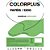 Papel Cartolina Dupla Face Color PLUS 48X66CM 120G Verde PCT com 10 - Imagem 1