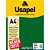 Papel A4 Color Usapel Verde 180G - Pacote com 50 Folhas - Imagem 2