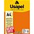 Papel A4 Colorido Usapel Laranja 180G - Pacote com 50 Folhas - Imagem 2