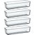 Organizador de Potes Retangulares 24X8X5,5CM Caixa com 04 - Imagem 6