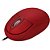 Mouse óptico USB Classic BOX FULL Vermelho 1200DPI - Imagem 3