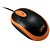 Mouse óptico USB 1000DPI PRETO/LARANJA - Imagem 3