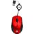 Mouse Mini óptico USB Retrátil Vermelho - Imagem 3