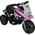 Moto Elétrica Triciclo Rosa 6V - Imagem 2