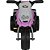 Moto Elétrica Triciclo Rosa 6V - Imagem 3
