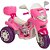 Moto Elétrica SPRINT Turbo PINK 12V com Capacete - Imagem 1