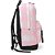 Mochila UP4YOU You GO - Rosa com Logo em Borracha - Imagem 4
