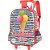 Mochila Infantil com Rodinhas UP4YOU Sorvete Vermelha - Imagem 1