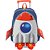 Mochila Infantil com Rodinha UP4YOU Foguete GD LR - Imagem 1