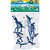 Miniatura Colecionável Futebol CLUB 1 Time Azul - 13 Peças - Imagem 2