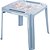 Mesinha e Cadeira Mesa Decorado Bichinhos Azul - Imagem 2