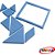Material Didático EVA Tangram – 7 Peças Coloridas e Atóxicas - Imagem 4