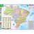 Mapa Periódico Brasil Político Rodoviário 120CM X 90CM - Imagem 1